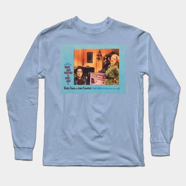 What Ever Happened to Baby Jane Lobby Card Long Sleeve T-Shirt by MovieFunTime